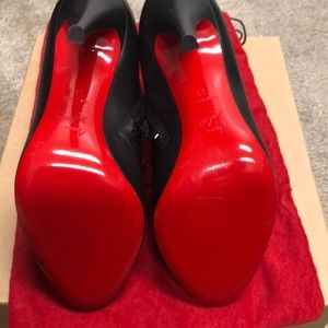 Christian Louboutin Leather Booties 100 mm